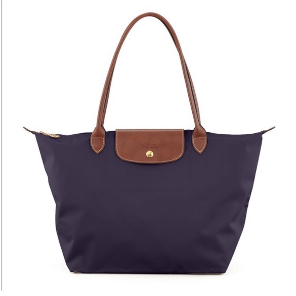 Longchamp Le Pliage Large Tote in Purple